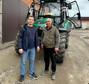 Клиент АВАНТ с новым трактором